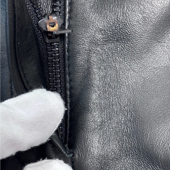 Lamarque Black Lamb Leather Annaise Hot Shorts Concert Festival Sexy Size XS NWT - Picture 4 of 6